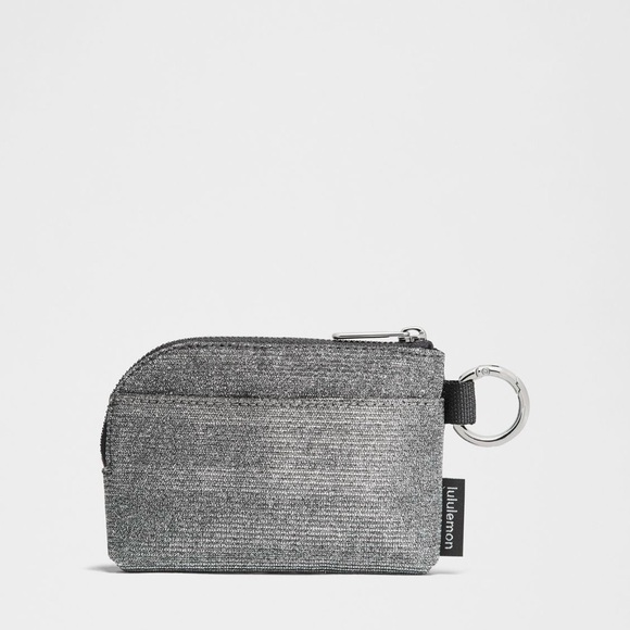 NWT Lululemon clippable card pouch glitter - Picture 4 of 4